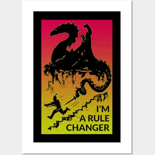 I'm a rule changer (color version) Posters and Art